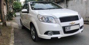 Chevrolet Aveo LT 2015 - Em bán Chevrolet Aveo 2015 số sàn, màu trắng cọp giá 273 triệu tại Tp.HCM