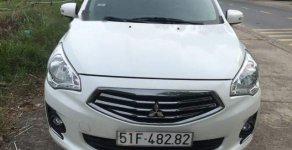 Mitsubishi Attrage CVT 2016 - Bán Mitsubishi Attrage CVT 2016, màu trắng, nhập khẩu nguyên chiếc xe gia đình giá 410 triệu tại Tp.HCM