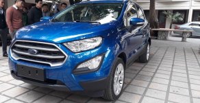 Ford EcoSport Titanium 1.0L AT 2018 - Cần bán xe Ford EcoSport 1.0 năm 2018, xanh lam, xe có sẵn đại lý, KM tặng 1 năm BHTV, thủ tục nhanh gọn giá 689 triệu tại Lào Cai