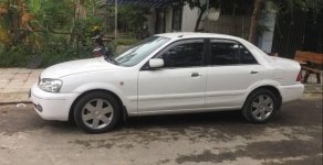 Ford Laser  MT 2002 - Cần bán Ford Lazer SX 2002 màu trắng, 5 chỗ, số sàn, xe phiên bản 1.6 Deluxe, đèn ống giá 160 triệu tại Đà Nẵng