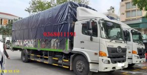 Hino 500 Series FG8JPSU 2018 - Bán xe tải thùng mui bạt Hino 500 Series FG8JPSU năm 2018, màu trắng giá 1 tỷ 240 tr tại Hà Nội