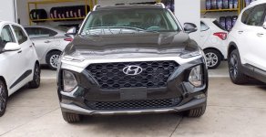 Hyundai Santa Fe 2.2  2019 - Bán ô tô Hyundai Santa Fe 2.2 dầu tiêu chuẩn năm sản xuất 2019, màu đen giá 1 tỷ 135 tr tại Đồng Tháp