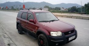 Ford Escape 2.0L 4x4 MT 2004 - Bán xe Ford Escape 2.0L 4x4 MT đời 2004, màu đỏ   giá 210 triệu tại Nghệ An