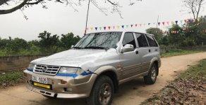 Ssangyong Musso 1998 - Bán xe Ssangyong Musso đời 1998, màu bạc, xe chạy dầu tiết kiệm nhiên liệu giá 120 triệu tại Hà Nội