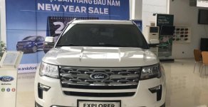 Ford Explorer 2019 - Bán Ford Explorer sản xuất 2019, màu trắng, nhập khẩu nguyên chiếc, trả góp 80% LH 094.697.4404 giá 2 tỷ 268 tr tại Phú Thọ