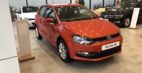 Volkswagen Polo 1.6 AT 2018 - Bán xe Volkswagen Polo 1.6 AT sản xuất năm 2018, màu đỏ, xe nhập giá 695 triệu tại Khánh Hòa