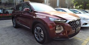 Hyundai Santa Fe  2.4 4wd Premiu  2019 - Bán ô tô Hyundai Santa Fe 2.4 4wd Premiu 2019, màu đỏ giá 1 tỷ 185 tr tại Bình Định