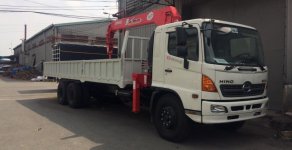 Xe tải Trên 10 tấn 2019 - Bán xe tải cẩu Hino 500 Series FL sản xuất 2019, màu trắng giá 1 tỷ 900 tr tại Tp.HCM
