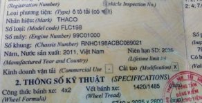 Thaco FORLAND   2011 - Bán xe Thaco FORLAND sản xuất 2011, giá cạnh tranh giá 95 triệu tại Phú Yên