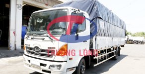 Bán xe tải Hino FC EURO4 mui bạt 6 tấn, thùng dài 7 mét kèm ưu đãi giá 1 tỷ 14 tr tại Tp.HCM
