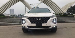 Hyundai Santa Fe   2019 - Cần bán xe Hyundai Santa Fe đời 2019, màu trắng giá 1 tỷ 400 tr tại Quảng Nam