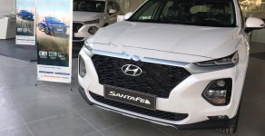 Hyundai Santa Fe Premium 2.2L HTRAC 2019 - Cần bán Hyundai Santa Fe Premium 2.2L HTRAC năm 2019, màu trắng giá 1 tỷ 295 tr tại Tây Ninh