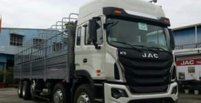 Xe tải Trên 10 tấn   2017 - Bán xe tải JAC 5 chân K5, tải trọng 22 tấn, trả trước 500 triệu giá 1 tỷ 420 tr tại Tp.HCM
