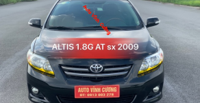 Toyota Corolla altis 1.8G AT 2009 - Bán ô tô Toyota Corolla Altis 1.8G AT đời 2009, màu đen giá 440 triệu tại Hà Nội
