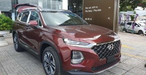 Hyundai Santa Fe   2019 - Bán xe Hyundai Santa Fe đời 2019, màu đỏ giá 1 tỷ 245 tr tại BR-Vũng Tàu