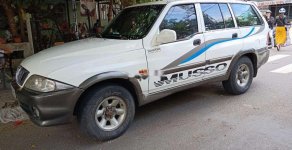 Ssangyong Musso    2002 - Bán Ssangyong Musso năm 2002, màu trắng, nhập khẩu giá 128 triệu tại Đà Nẵng