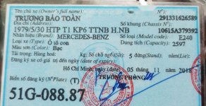 Mercedes-Benz S class S240 2003 - Bán Mercedes S240 2003, màu bạc, xe nhập   giá 270 triệu tại Tp.HCM