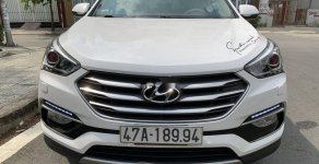 Bán Hyundai Santa Fe 2.4 AT sản xuất năm 2017, màu trắng giá 848 triệu tại Tp.HCM