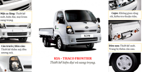 Kia Frontier K250 2019 - Bán xe tải Thaco Kia K250 2,4 tấn, xe mới 100%, hỗ trợ trả góp ngân hàng giá 387 triệu tại Tp.HCM