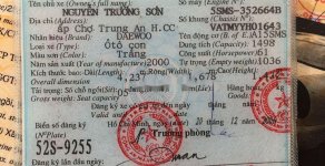 Daewoo Lanos 2001 - Bán xe Daewoo Lanos 2001, màu trắng, xe nhập giá 65 triệu tại Long An