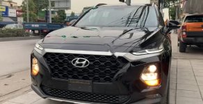 Hyundai Santa Fe   2019 - Bán xe cũ Hyundai Santa Fe 2.4 đời 2019, màu đen giá 1 tỷ 10 tr tại Quảng Ninh