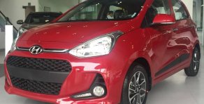 Hyundai Grand i10 2019 - Bán giảm giá cuối năm chiếc xe Hyundai Grand i10 hatchback 1.2 MT base, sản xuất 2019, màu đỏ giá 320 triệu tại Đà Nẵng