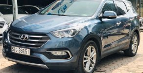 Hyundai Santa Fe 2.2L 4WD 2017 - Cần bán lại xe Hyundai Santa Fe 2.2 AWD 2017, màu xanh lam giá 1 tỷ 35 tr tại Hà Nội