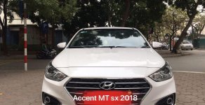 Hyundai Accent  MT  2018 - Cần bán Hyundai Accent MT sản xuất 2018, màu trắng xe gia đình, 469 triệu giá 469 triệu tại Hà Nội