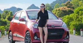 Hyundai Grand i10 1.2 AT 2020 - Bán Hyundai Grand i10 1.2 AT đời 2019, màu đỏ, giá cạnh tranh giá 389 triệu tại TT - Huế