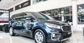 Kia Sedona  2.2DAT Deluxe 2020 - Cần bán xe Kia Sedona 2.2DAT Deluxe sản xuất năm 2020, màu xanh lam giá 1 tỷ 99 tr tại Tp.HCM