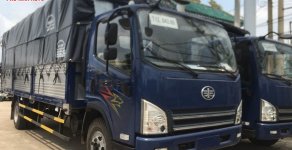Howo La Dalat 2017 - Cần bán xe tải FAW thùng bạt, đời 2017, màu xanh lam, xe nhập giá 590 triệu tại Bình Dương