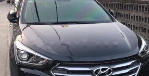 Hyundai Santa Fe   2017 - Bán Hyundai Santa Fe 2.4L 4WD đời 2017, màu đen   giá 930 triệu tại Hải Dương