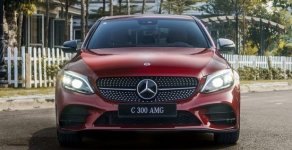 Mercedes-Benz C class C300 AMG   2019 - Hỗ trợ giao xe tận nhà - Miễn phí ship toàn quốc: Mercedes-Benz C300 AMG đời 2019, màu đỏ giá 1 tỷ 770 tr tại Hà Nội