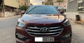 Hyundai Santa Fe 2018 - Cần bán gấp Hyundai Santa Fe năm 2018, màu đỏ giá 1 tỷ 55 tr tại Hà Nội