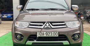 Mitsubishi Pajero Sport G 4x4 AT 2015 - Cần bán gấp Mitsubishi Pajero Sport G 4x4 AT sản xuất năm 2015, màu nâu chính chủ giá 680 triệu tại Hà Nội