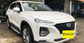 Hyundai Santa Fe 2.2 L 2019 - Bán Hyundai Santa Fe 2.2 L đời 2019, màu trắng số tự động giá 1 tỷ 80 tr tại Hà Nội