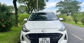 Hyundai i10 2022 - Bán xe xe Hyundai i10 1.2At, năm sx 2022, màu trắng giá 385 triệu tại Tp.HCM