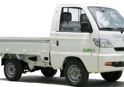 Xe tải 500kg 2010 - Bến Tre bán xe tải Vinasuki 650 kg thùng lửng màu trắng: 50 tr- đồng máy còn rất ok