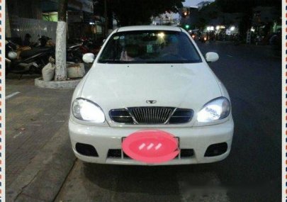 Daewoo Lanos   MT 2002 - Bán Daewoo Lanos MT năm 2002, màu trắng số sàn giá cạnh tranh