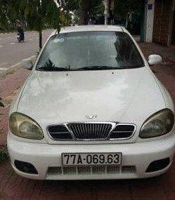 Daewoo Lanos MT 2008 - Nhượng lại ô tô Daewoo Lanos MT đời 2008, màu trắng số sàn