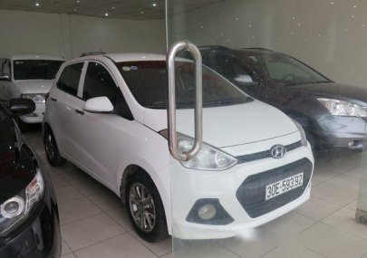 Hyundai i10  MT 2014 - Salon Auto Long Biên bán Hyundai i10 MT đời 2014, màu trắng số sàn