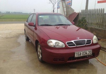 Daewoo Lanos   2001 - Cần bán xe cũ Daewoo Lanos đời 2001, màu đỏ