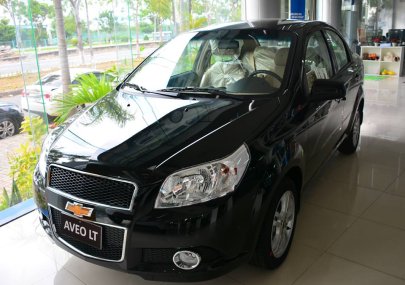 Chevrolet Aveo LT 2017 - Bán xe Chevrolet Aveo LT màu đen, mua xe trả góp - LH: 090 102 7 102 Ms Huyền