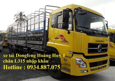 Dongfeng (DFM) L315 2017 - Bán xe tải Dongfeng 4 chân 17.9 tấn, nhập khẩu, thùng dài 9.5 mét