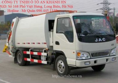 JAC HFC 1048K 2017 - Thanh lý xe cuốn ép chở rác 7M3 JAC