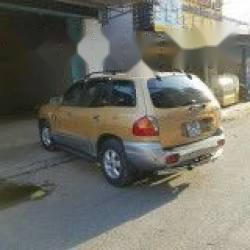 Hyundai Santa Fe   2005 - Bán xe cũ Hyundai Santa Fe đời 2005, màu vàng chính chủ, 250tr