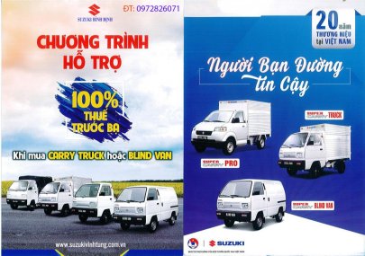 Suzuki Super Carry Truck 2017 - Bán xe tải nhỏ Super Carry Truck, tiết kiệm nhiên liệu