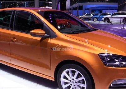 Volkswagen Polo 2017 - Bán gấp, siêu khuyến mãi tháng 5 cùng ô tô Volkswagen Polo đời 2017, màu bạc, xe nhập, giá tốt