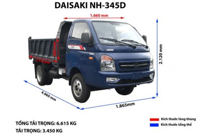 Fuso 2018 - Bán ô tô TMT DAISAKI Cửu Long 3.45 tấn sản xuất năm 2018
