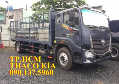 Thaco AUMAN C160 2018 - TP. HCM Thaco Auman C160 tải trọng 9.3 tấn, thùng mui bạt tôn lạnh, màu xám